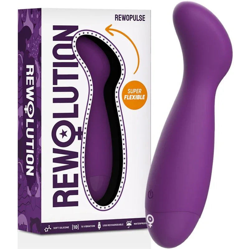 REWOLUTION - REWOPULSE VIBRADOR FLEXIBLE ESTIMULADOR PUNTO G - Nuvica