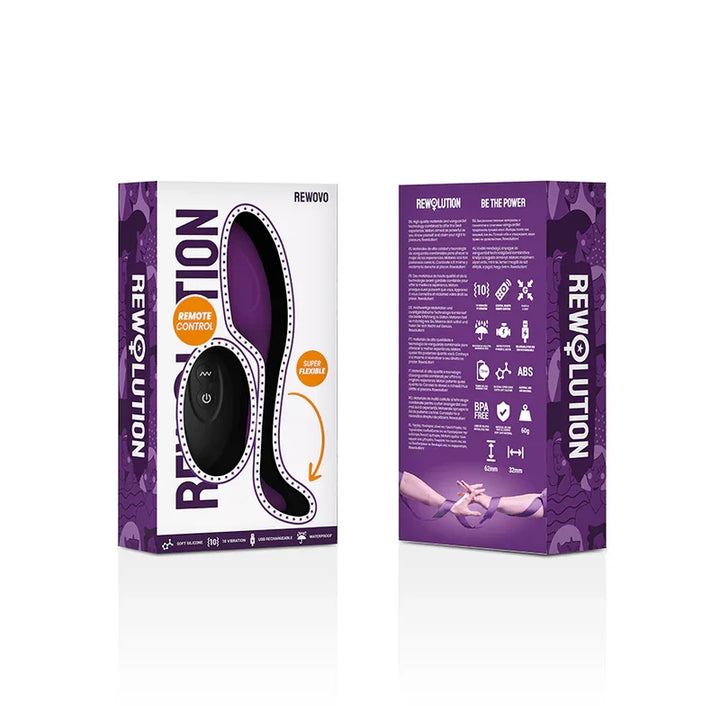 REWOLUTION - REWOVO HUEVO VIBRADOR CONTROL REMOTO - Nuvica