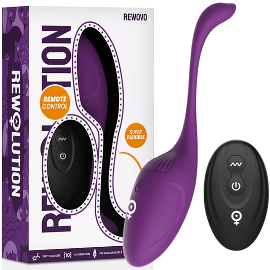 REWOLUTION - REWOVO HUEVO VIBRADOR CONTROL REMOTO - Nuvica