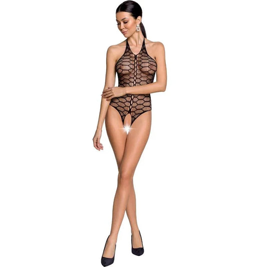 PASSION - WOMAN BS087 BODYSTOCKING NEGRO TALLA ÚNICA - Nuvica