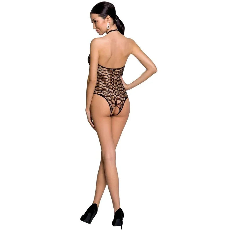 PASSION - WOMAN BS087 BODYSTOCKING NEGRO TALLA ÚNICA - Nuvica