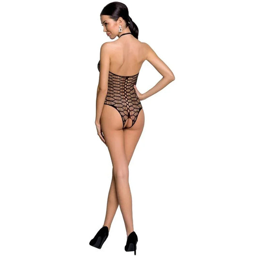 PASSION - WOMAN BS087 BODYSTOCKING NEGRO TALLA ÚNICA - Nuvica