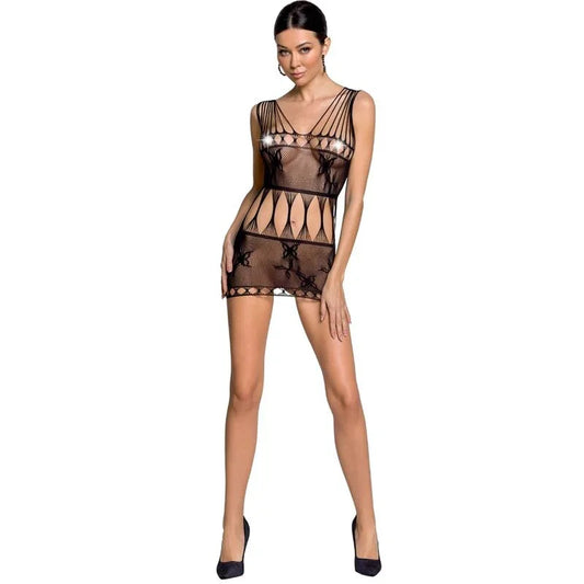 PASSION - WOMAN BS090 BODYSTOCKING NEGRO TALLA ÚNICA - Nuvica