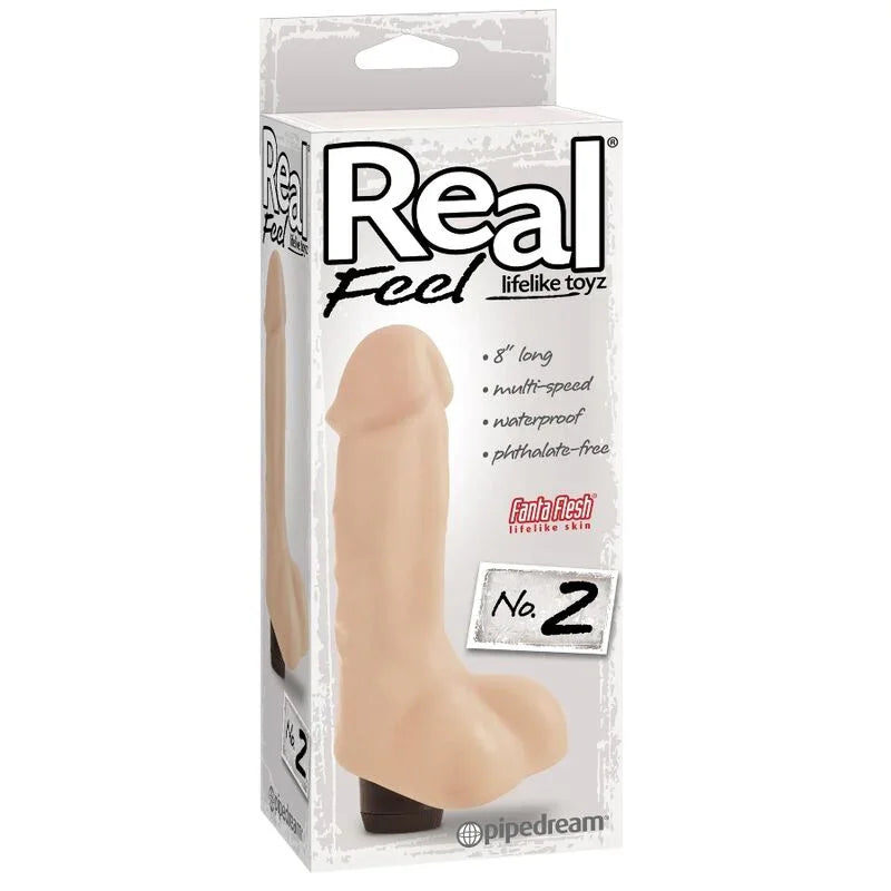 REAL FEEL - LIFELIKE TOYZ VIBRADOR NUM 2 NATURAL - Nuvica