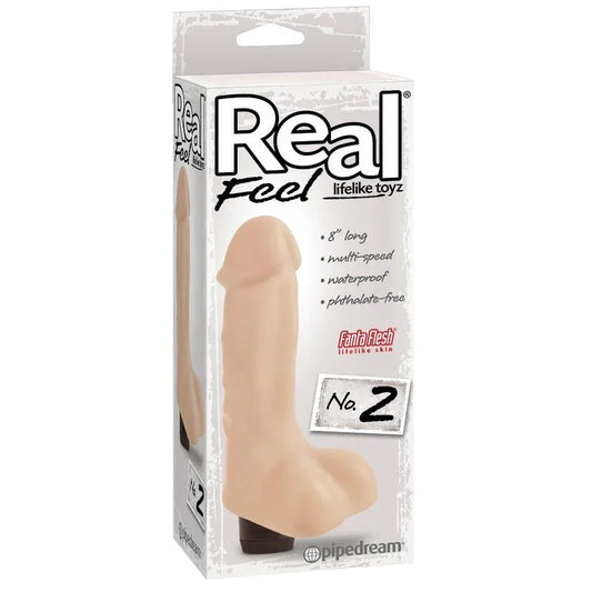 REAL FEEL - LIFELIKE TOYZ VIBRADOR NUM 2 NATURAL - Nuvica