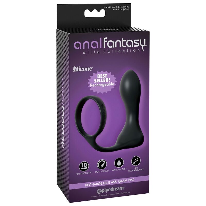 ANAL FANTASY ELITE COLLECTION - ASS-GASM PRO RECARGABLE - Nuvica