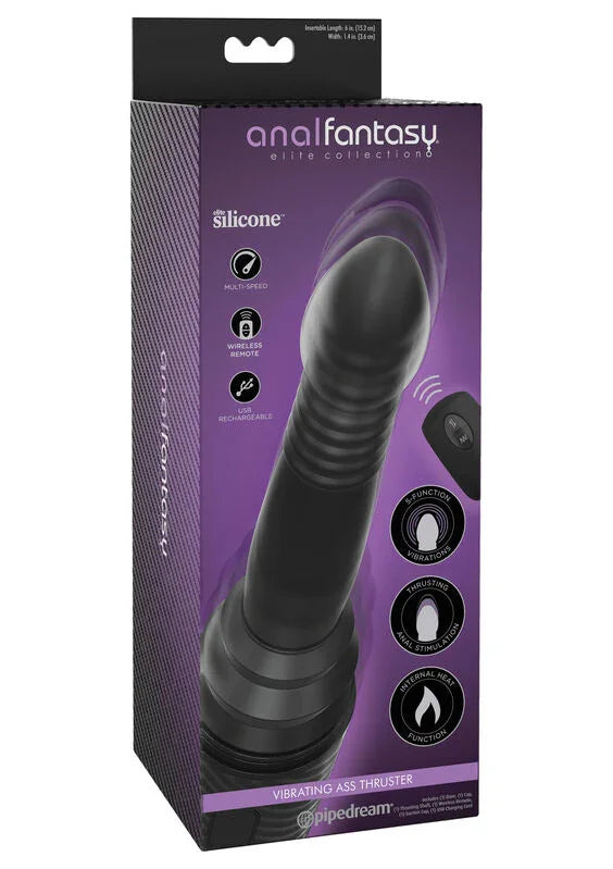 ANAL FANTASY ELITE COLLECTION - VIBRADOR ANAL UP & DOWN Y EFECTO CALOR - Nuvica