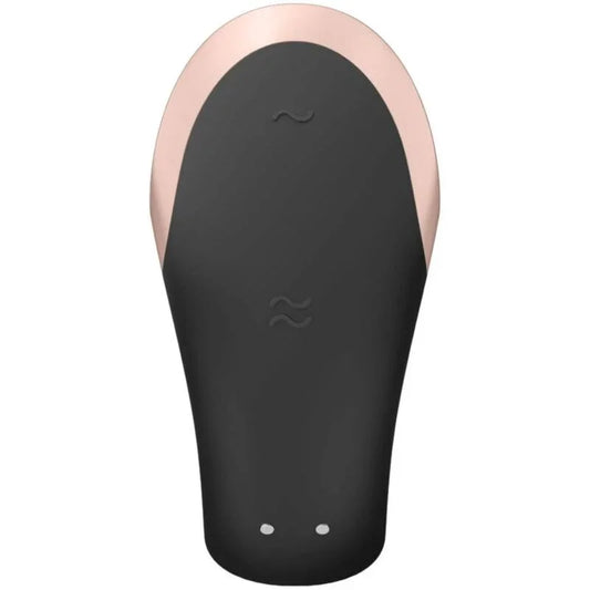 SATISFYER - APP DOUBLE LOVE VIBRADOR PAREJAS LUXURY NEGRO - Nuvica