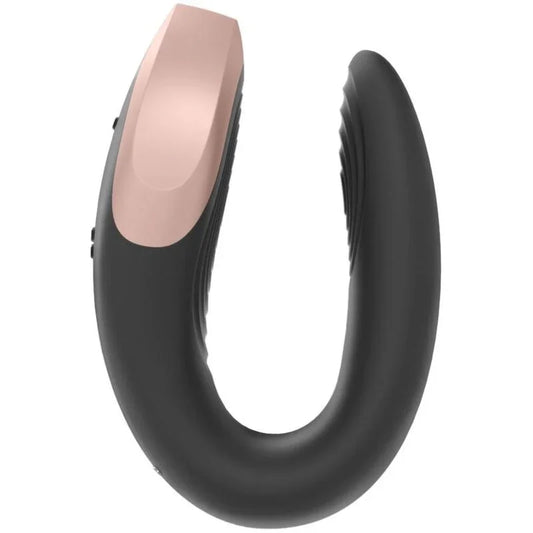 SATISFYER - APP DOUBLE LOVE VIBRADOR PAREJAS LUXURY NEGRO - Nuvica