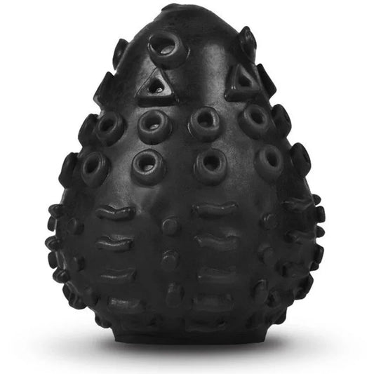 G-VIBE - HUEVO MASTURBADOR TEXTURADO REUTILIZABLE NEGRO - Nuvica