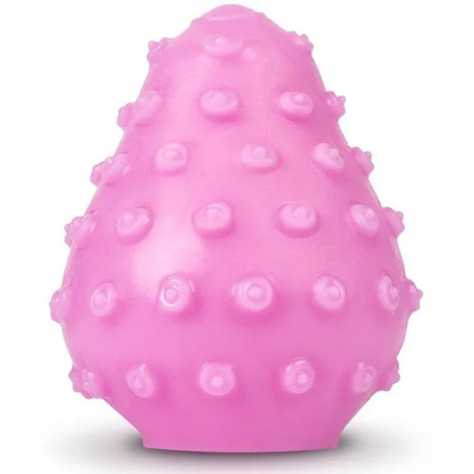 G-VIBE - HUEVO MASTURBADOR TEXTURADO REUTILIZABLE ROSA - Nuvica