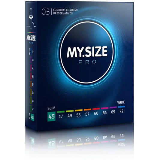 MY SIZE - PRO PRESERVATIVOS 45 MM 3 UNIDADES - Nuvica