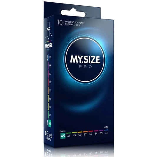 MY SIZE - PRO PRESERVATIVOS 45 MM 10 UNIDADES - Nuvica
