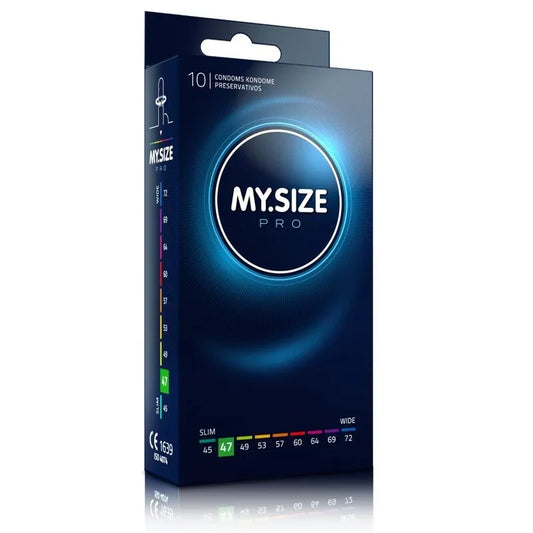 MY SIZE - PRO PRESERVATIVOS 47 MM 10 UNIDADES - Nuvica