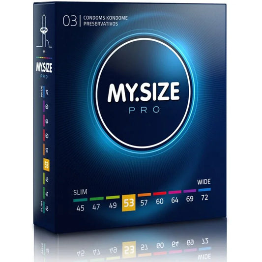 MY SIZE - PRO PRESERVATIVOS 53 MM 3 UNIDADES - Nuvica