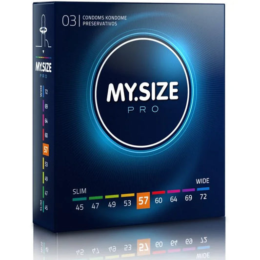 MY SIZE - PRO PRESERVATIVOS 57 MM 3 UNIDADES - Nuvica