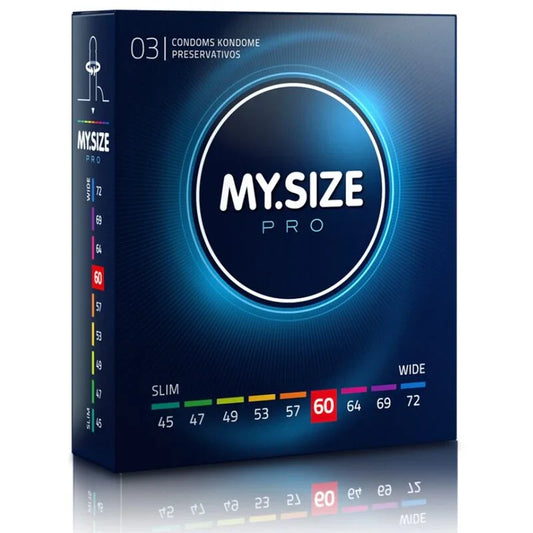 MY SIZE - PRO PRESERVATIVOS 60 MM 3 UNIDADES - Nuvica