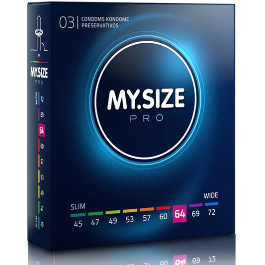 MY SIZE - PRO PRESERVATIVOS 64 MM 3 UNIDADES - Nuvica