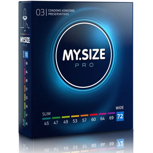 MY SIZE - PRO PRESERVATIVOS 72 MM 3 UNIDADES - Nuvica