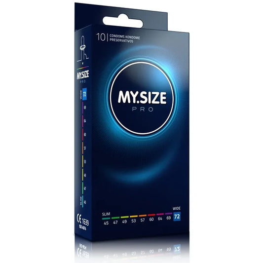 MY SIZE - PRO PRESERVATIVOS 72 MM 10 UNIDADES - Nuvica