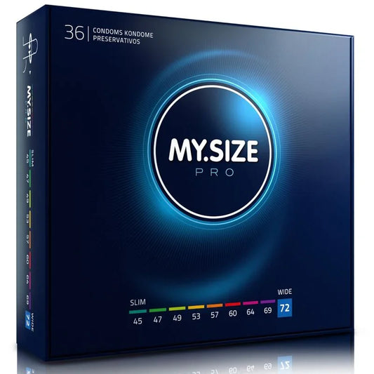 MY SIZE - PRO PRESERVATIVOS 72 MM 36 UNIDADES - Nuvica