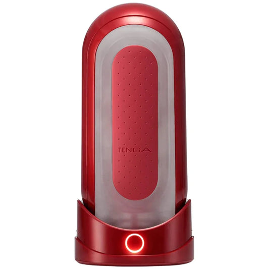 TENGA - FLIP 0 ZERO ROJO CON CALENTADOR - Nuvica