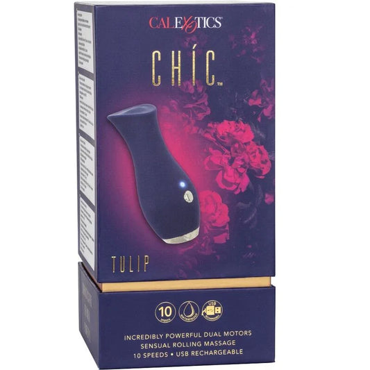 CALEXOTICS - CHIC TULIP MASAJEADOR AZUL - Nuvica