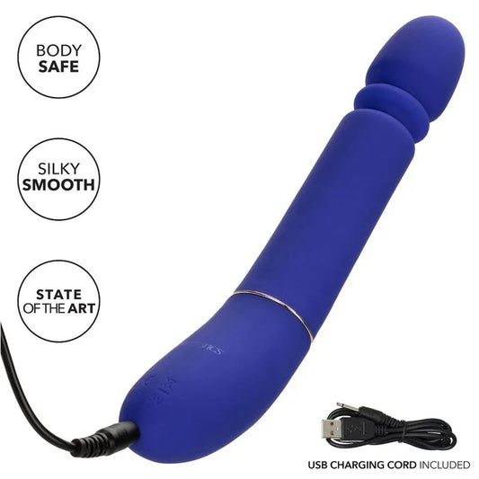 CALEXOTICS - SHAMELESS SLIM THUMPER MASAJEADOR AZUL - Nuvica
