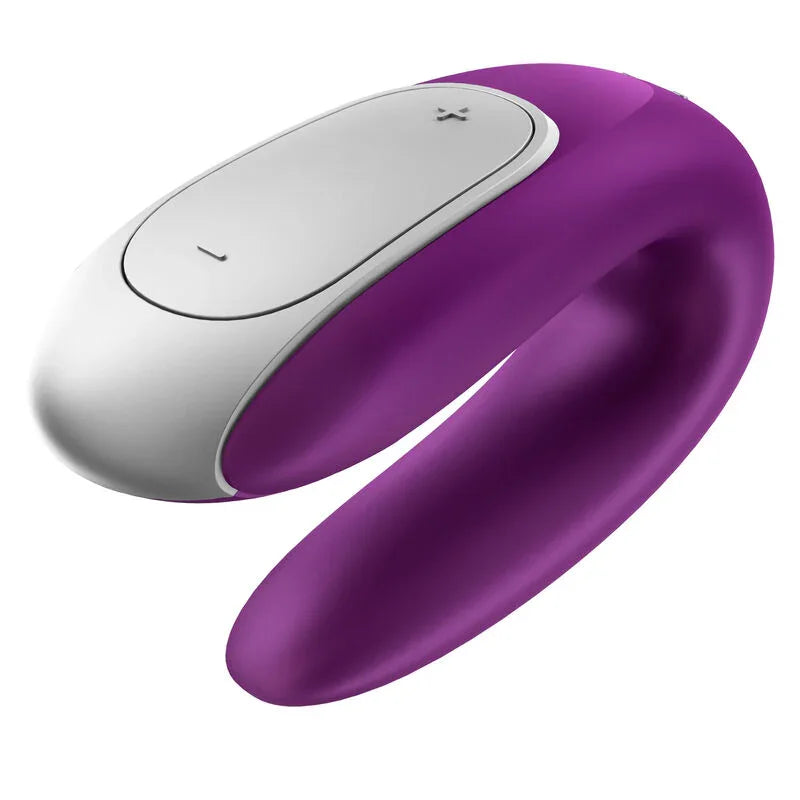 SATISFYER - DOUBLE FUN PARTNER VIBRADOR LILA - Nuvica