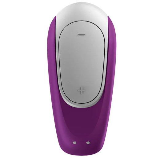 SATISFYER - DOUBLE FUN PARTNER VIBRADOR LILA - Nuvica