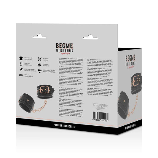 BEGME - BLACK EDITION ESPOSAS PARA MANOS CON FORRO DE NEOPRENO - Nuvica