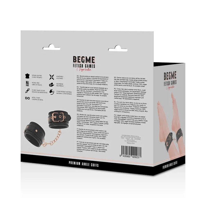 BEGME - BLACK EDITION ESPOSAS PARA TOBILLOS CON FORRO DE NEOPRENO - Nuvica