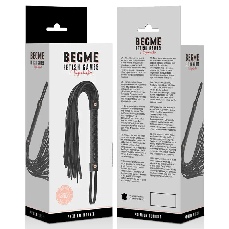 BEGME - BLACK EDITION LÁTIGO CUERO VEGANO - Nuvica