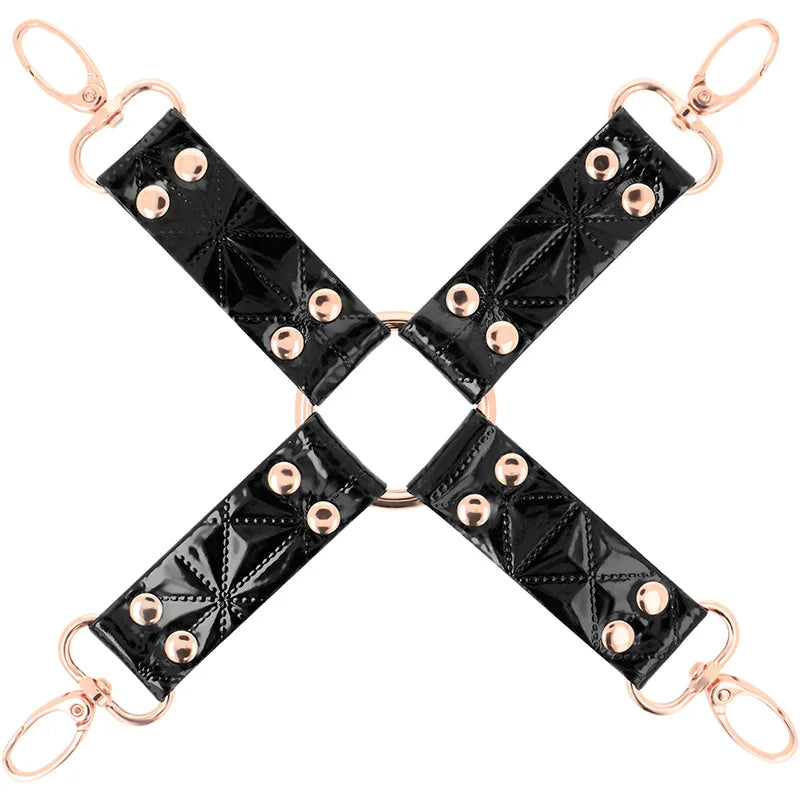 BEGME - BLACK EDITION HOG TIE CUERO VEGANO - Nuvica