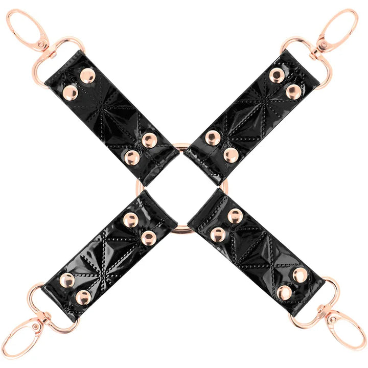 BEGME - BLACK EDITION HOG TIE CUERO VEGANO - Nuvica