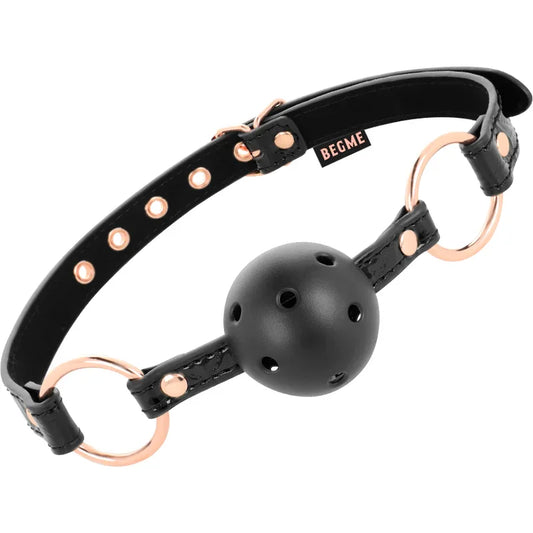 BEGME - BLACK EDITION MORDAZA CUERO VEGANO - Nuvica