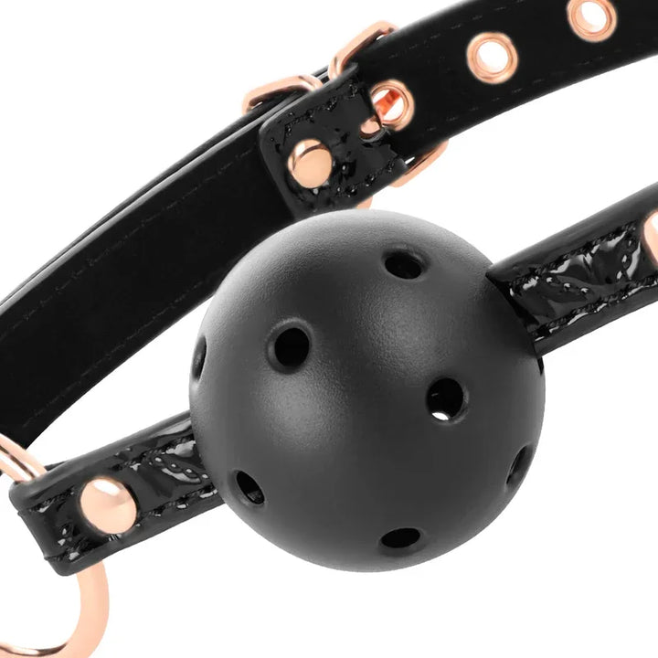BEGME - BLACK EDITION MORDAZA CUERO VEGANO - Nuvica