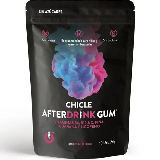 WUG GUM - AFTER DRINK CHICLE RESACA 10 UNIDADES - Nuvica