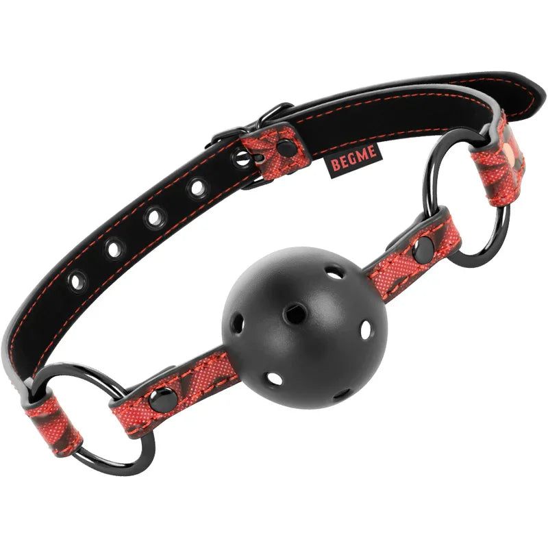 BEGME - RED EDITION MORDAZA CUERO VEGANO - Nuvica