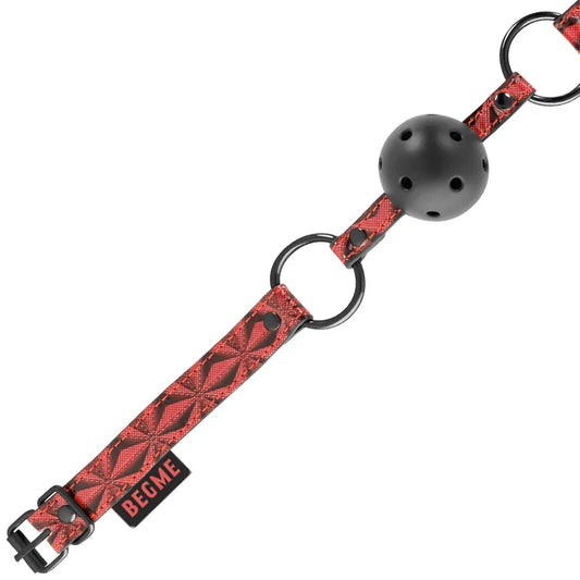 BEGME - RED EDITION MORDAZA CUERO VEGANO - Nuvica