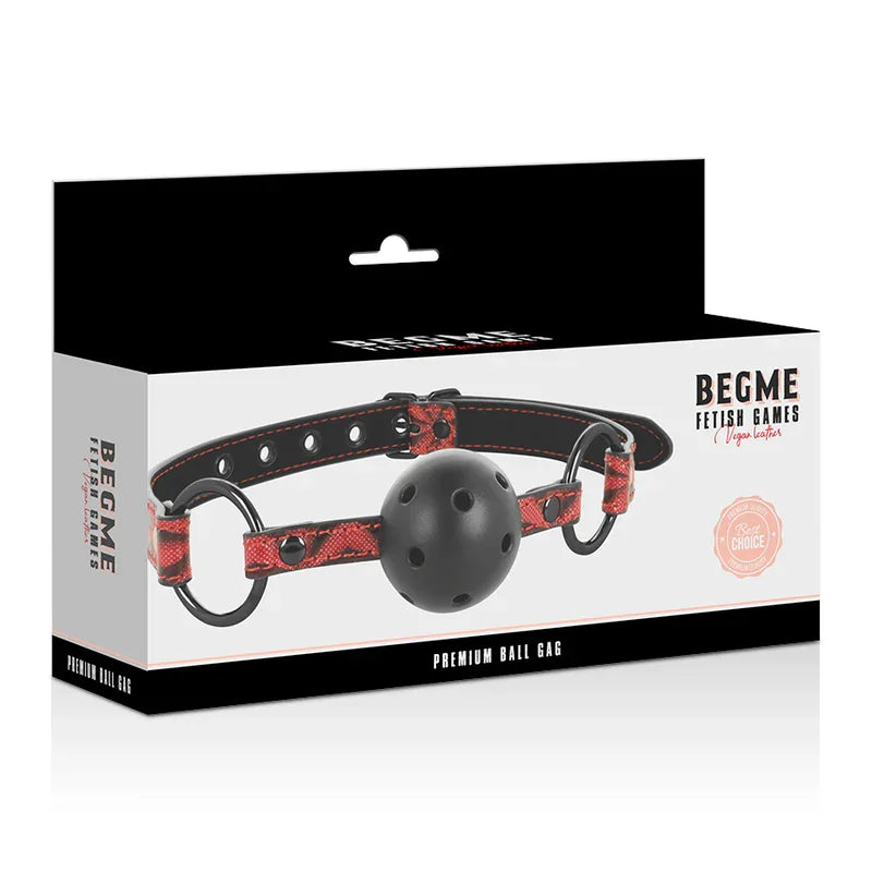 BEGME - RED EDITION MORDAZA CUERO VEGANO - Nuvica