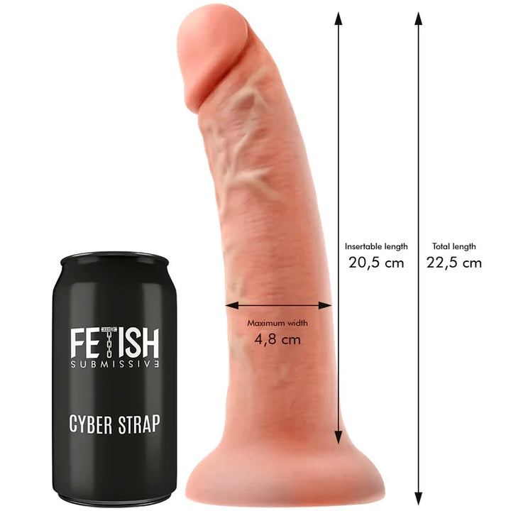 FETISH SUBMISSIVE CYBER STRAP - ARNÉS CON DILDO CONTROL REMOTO TECNOLOGÍA WATCHME L - Nuvica