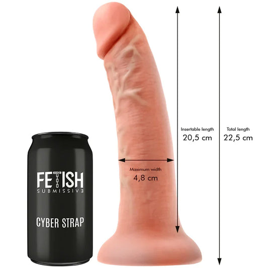 FETISH SUBMISSIVE CYBER STRAP - ARNÉS CON DILDO Y BALA CONTROL REMOTO TECNOLOGÍA WATCHME L - Nuvica