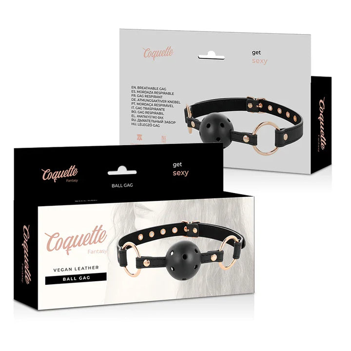COQUETTE CHIC DESIRE - FANTASY MORDAZA TRANSPIRABLE CUERO VEGANO - Nuvica