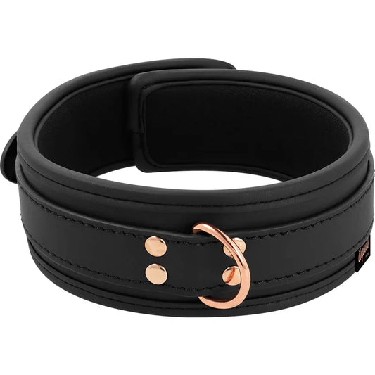 COQUETTE CHIC DESIRE - FANTASY COLLAR CUERO VEGANO CON CORREA Y FORRO DE NEOPRENO - Nuvica