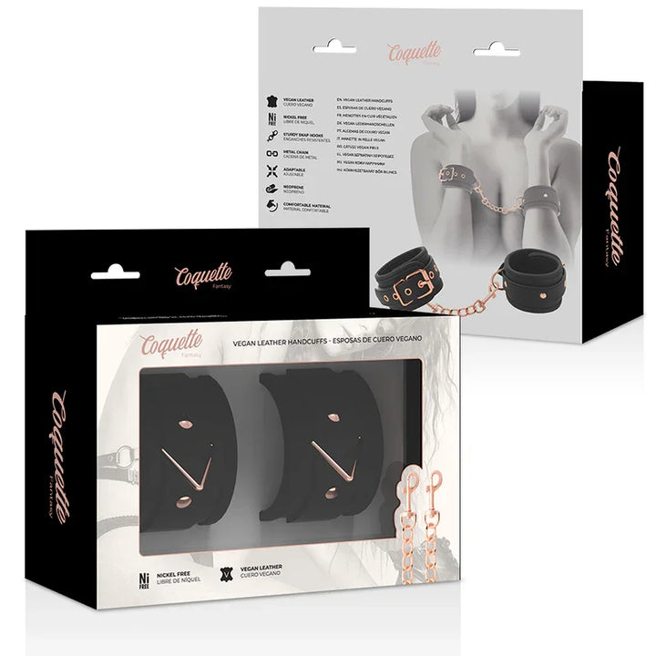 COQUETTE CHIC DESIRE - FANTASY ESPOSAS PARA MANOS CUERO VEGANO CON FORRO DE NEOPRENO - Nuvica