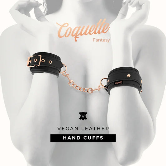 COQUETTE CHIC DESIRE - FANTASY ESPOSAS PARA MANOS CUERO VEGANO CON FORRO DE NEOPRENO - Nuvica