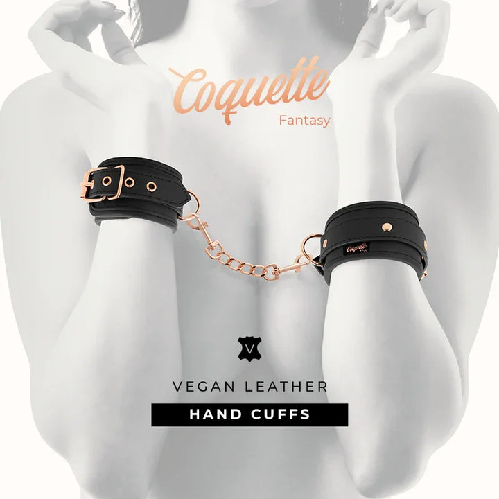 COQUETTE CHIC DESIRE - FANTASY ESPOSAS PARA MANOS CUERO VEGANO CON FORRO DE NEOPRENO - Nuvica