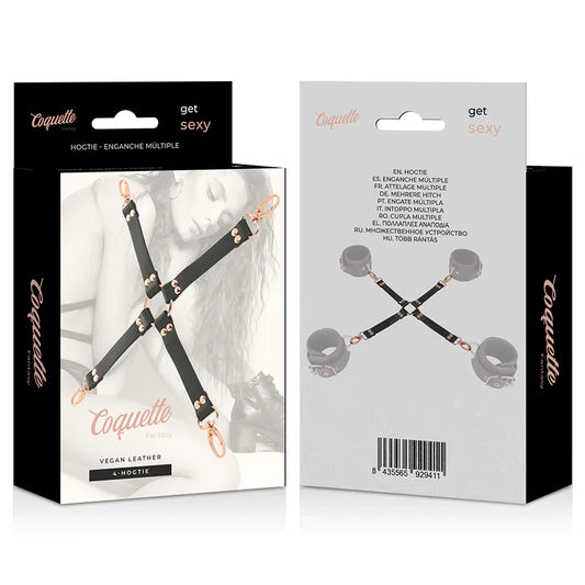 COQUETTE CHIC DESIRE - FANTASY HOG TIE CUERO VEGANO - Nuvica