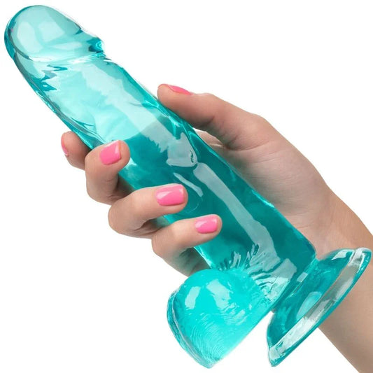 CALEXOTICS - SIZE QUEEN DILDO AZUL 15.3 CM - Nuvica